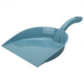 Совок для мусора, низкая рукоятка, пластик, серо-голубой, ассорти, "ИДЕАЛ", эконом IDEA, М 5190