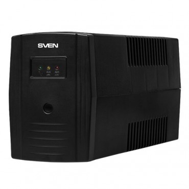 Источник бесперебойного питания SVEN Pro 600, 600VA (360W), 2 евророзетки, SV-013837