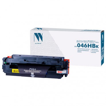 Картридж лазерный NV PRINT (NV-046HB) для CANON LBP653Cdw/654Cx/MF732Cdw, черный, ресурс 6300 страниц