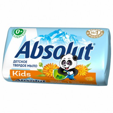 Мыло туалетное детское 90 г, ABSOLUT KIDS "Календула", натуральное, 07357, 6063